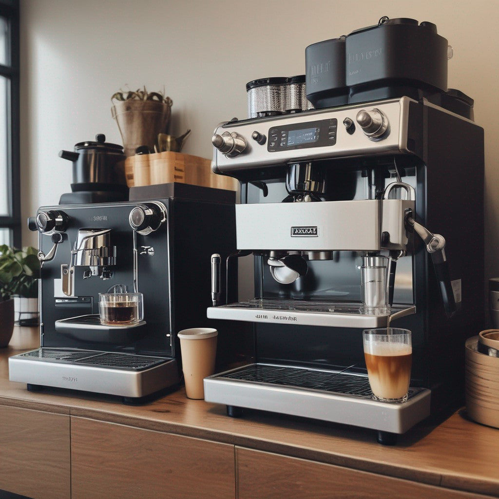 Espresso Machine vs. Bean to Cup Machine.