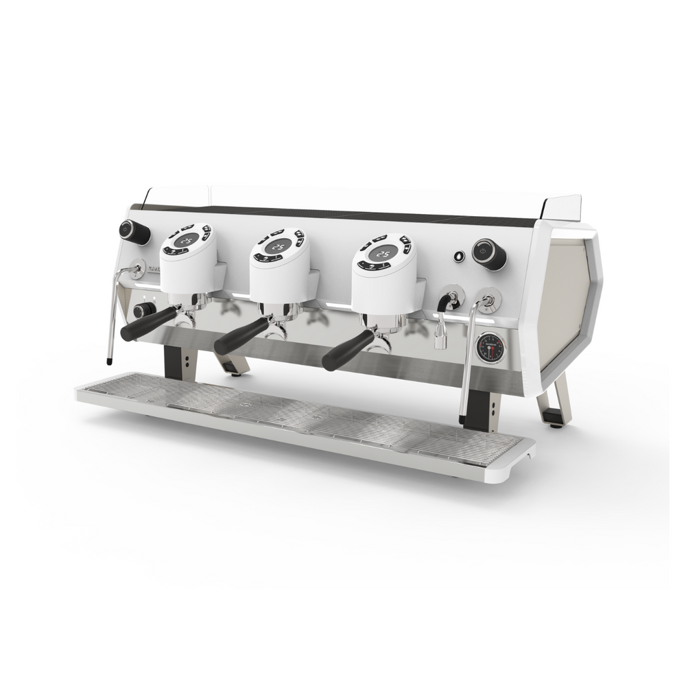 Sanremo D8 plus white/Champagne Espresso machine - The Coffee Machine Collective