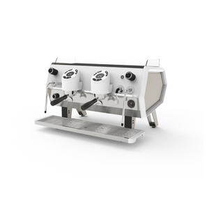 Sanremo D8 plus white/Champagne Espresso machine - The Coffee Machine Collective