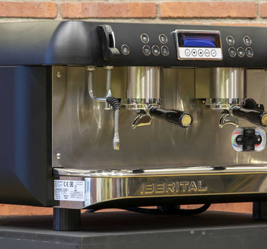 NEW IBERITAL PID 2-GRP ALTO 5000W - Espresso Machine BLACK - The Coffee Machine Collective