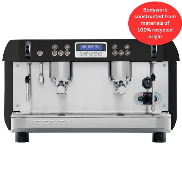NEW IBERITAL PID 2-GRP 5000W - BLACK - The Coffee Machine Collective