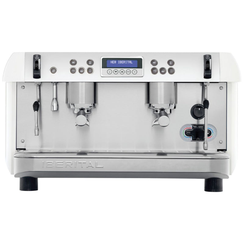 NEW IBERITAL PID 2-GRP 5000W - WHITE - The Coffee Machine Collective