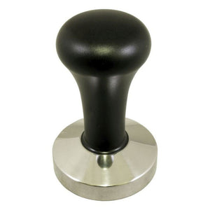 TAMPER STAINLESS STEEL BLACK - 57MM - The Coffee Machine Collective