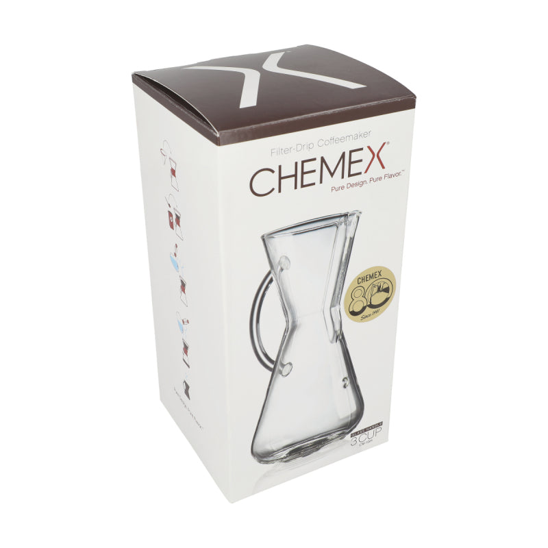CHEMEX 3-CUP GLASS HANDLE - The Coffee Machine Collective