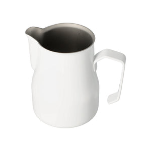 MOTTA 350ML TEFLON FOAMING JUG - WHITE - The Coffee Machine Collective