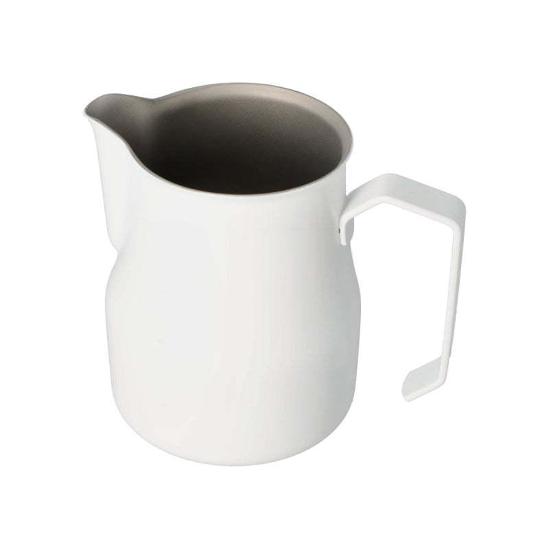 MOTTA 500ML TEFLON FOAMING JUG - WHITE - The Coffee Machine Collective