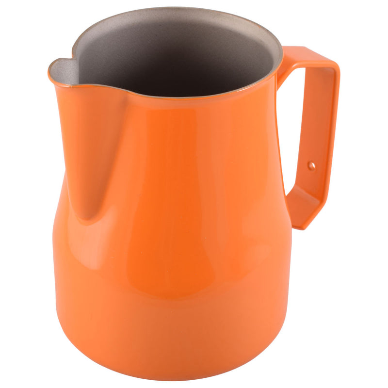 MOTTA 350ML TEFLON FOAMING JUG - ORANGE