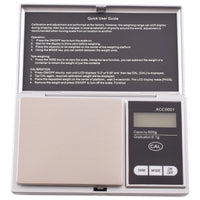 YAGUA SCALE 600 X 0.1G WITH EXTRA LARGE TRAY ACC0001