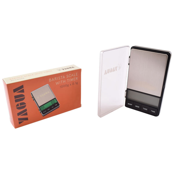 YAGUA SCALE & BREW TIMER: DUAL DISPLAY SERIES 1000G X 0.1G ACC0002 - The Coffee Machine Collective