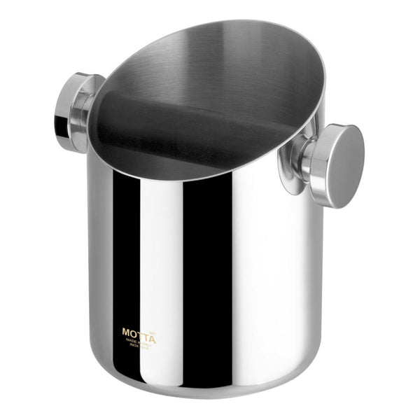 MOTTA DOMESTIC KNOCK BOX STAINLESS STEEL - 105MM - The Coffee Machine Collective