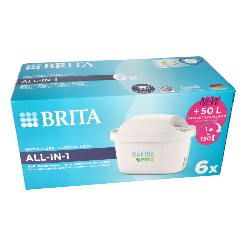 BRITA MAXTRA PRO ALL IN ONE FILTER CARTRIDGES (6 PACK)
