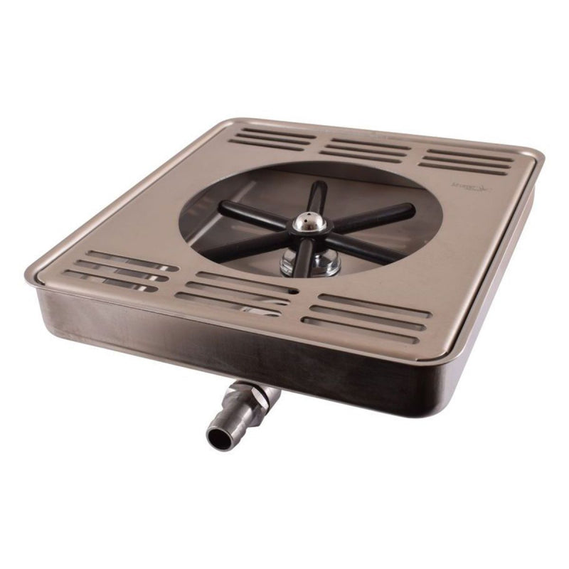 CENTRE SPRAY PITCHER RINSER TRAY - 210MM (L) 190MM (W) - The Coffee Machine Collective