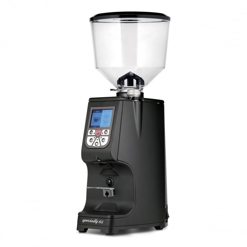 EUREKA ATOM SPECIALTY 65 WITH FLAT BLADES - BLACK - The Coffee Machine Collective