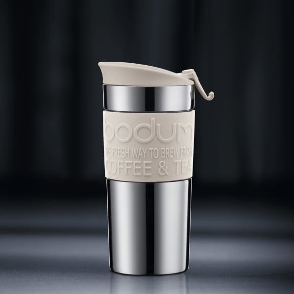 BODUM VACUUM TRAVEL PRESS SET COFFEE MAKER, 0.35 L, 12 OZ - S/S