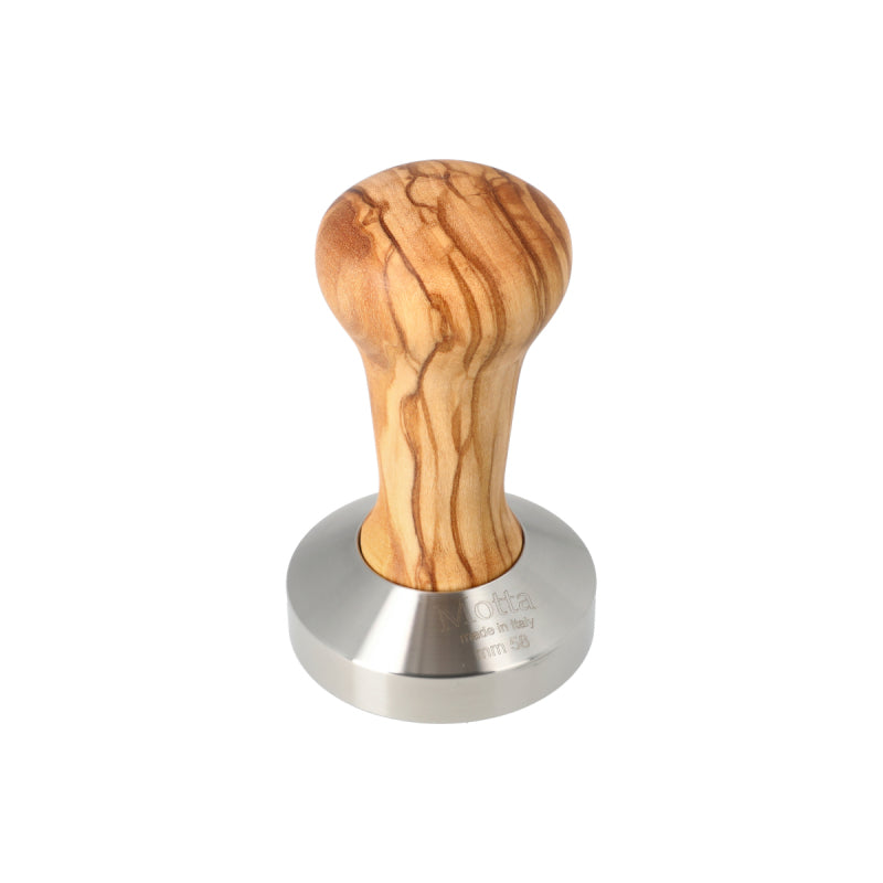 MOTTA COFFEE TAMPER OLIVE - FLAT BASE 58MM - The Coffee Machine Collective