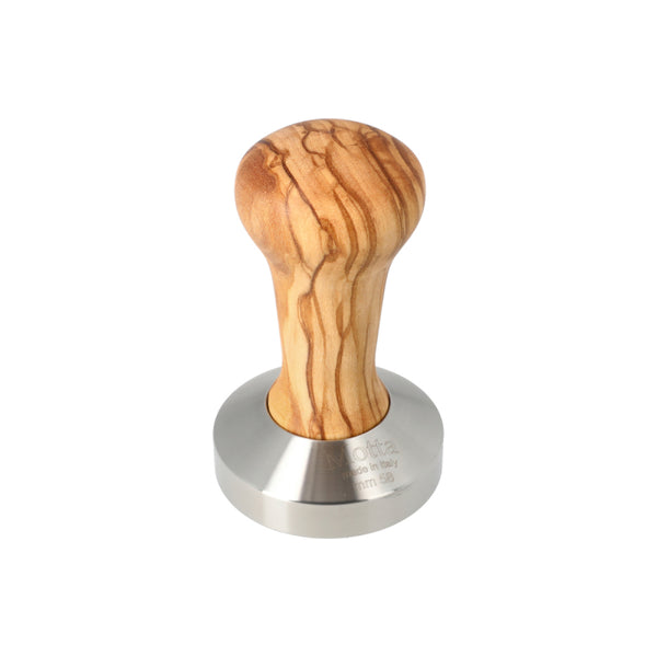 MOTTA COFFEE TAMPER OLIVE - FLAT BASE 58MM - The Coffee Machine Collective