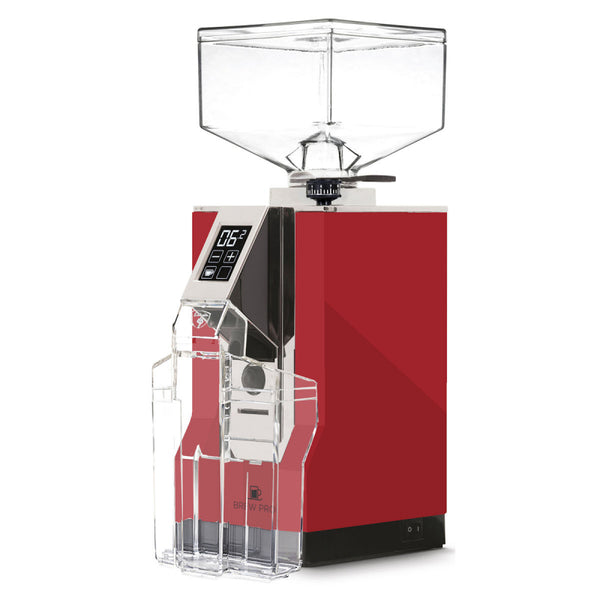 EUREKA MIGNON BREW PRO WITH FLAT BLADES 55MM - RED - The Coffee Machine Collective