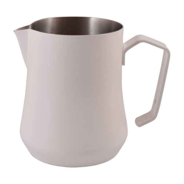 MOTTA TULIP MILK JUG 350ML - WHITE - The Coffee Machine Collective