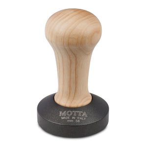 MOTTA COFFEE TAMPER WITH WOOD HANDLE 58MM - TEFLON BASE - The Coffee Machine Collective