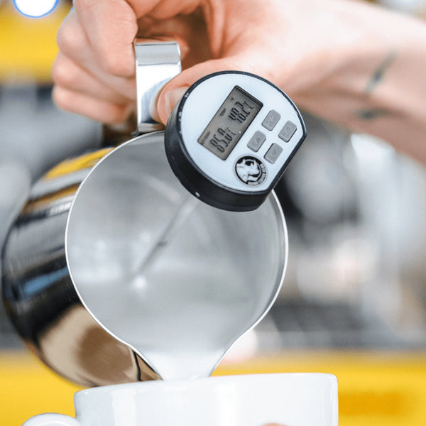 RHINO BARISTA DIGITAL SET TEMPERATURE BEEPING THERMOMETER - 5 INCH - The Coffee Machine Collective