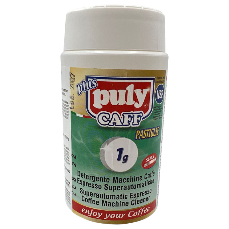 PULY CAFF TABLETS TUB OF 100 - 1 GRAM - The Coffee Machine Collective