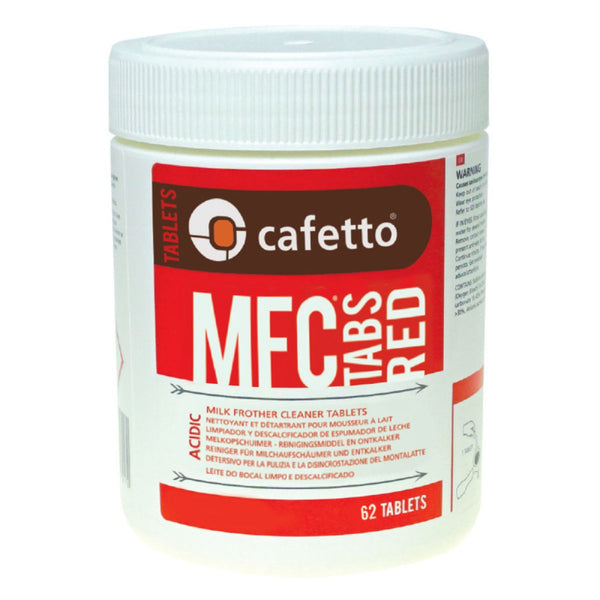 CAFETTO MFC TABLETS RED TUB OF 62 - 9 GRAM - The Coffee Machine Collective