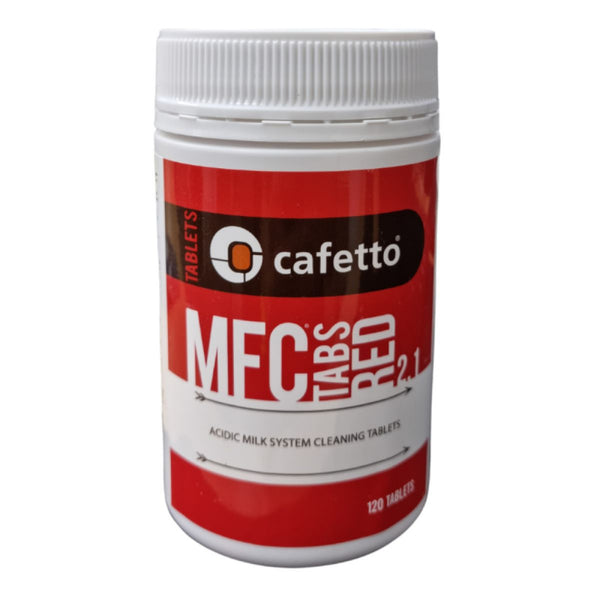 CAFETTO MFC TABLETS RED TUB OF 120 - 2.1 GRAM - The Coffee Machine Collective