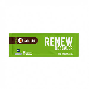 CAFETTO RENEW DESCALER POWDER 25 GRAM SACHET - The Coffee Machine Collective