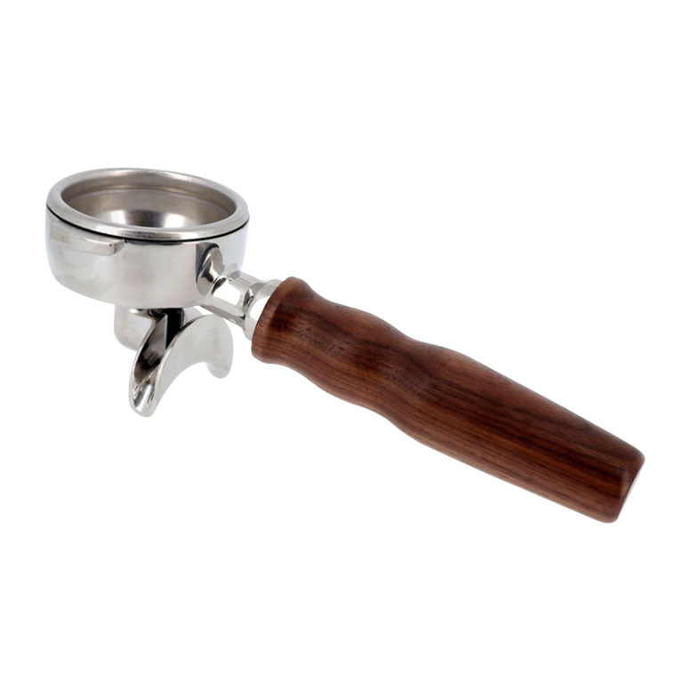 DOUBLE S/S FILTERHOLDER COMPLETE - WALNUT - E61 8.5 GASKET