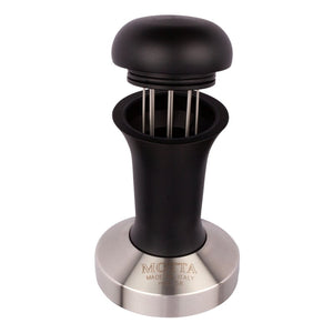 MOTTA TAMPER WITH COFFEE DISTRIBUTOR - 58MM ALUM AND STEEL - The Coffee Machine Collective
