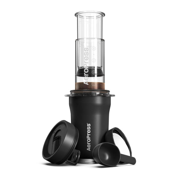 AEROPRESS GO PLUS TRAVEL COFFEE PRESS - BLACK - The Coffee Machine Collective