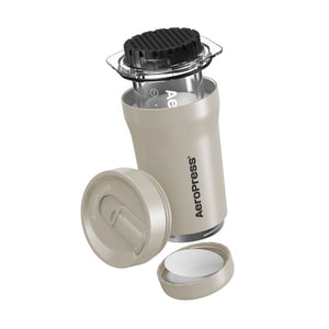 AEROPRESS GO PLUS TRAVEL COFFEE PRESS - CREAM - The Coffee Machine Collective