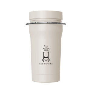 AEROPRESS GO PLUS TRAVEL COFFEE PRESS - CREAM - The Coffee Machine Collective
