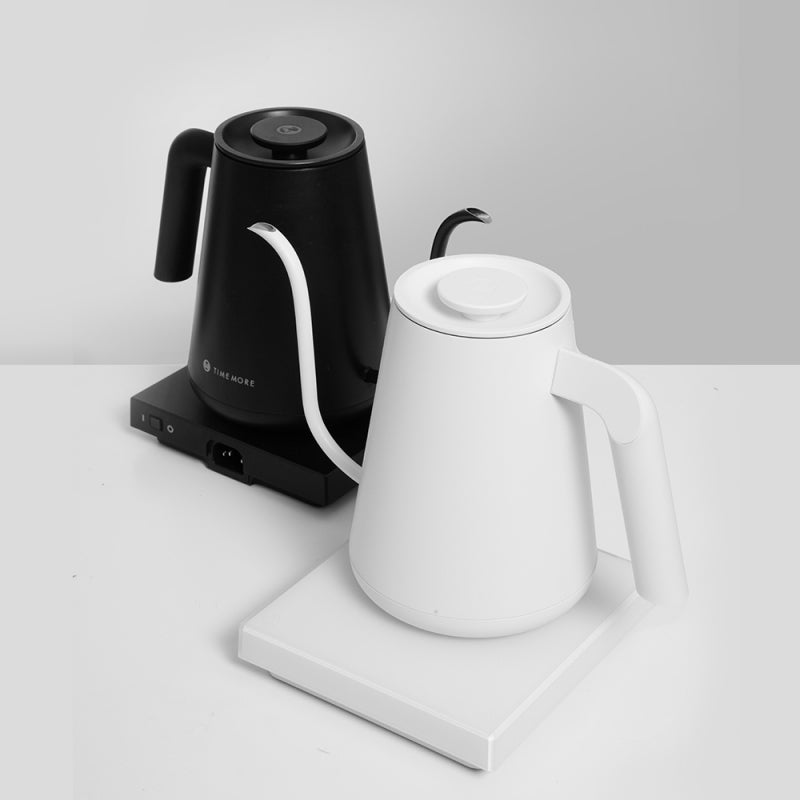 TIMEMORE FISH SMART PRO ELECTRIC POUR OVER KETTLE - WHITE 900ML