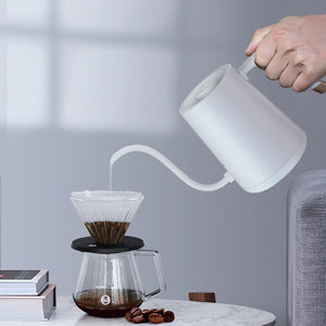 TIMEMORE FISH SMART ELECTRIC POUR OVER KETTLE - WHITE 600ML - The Coffee Machine Collective