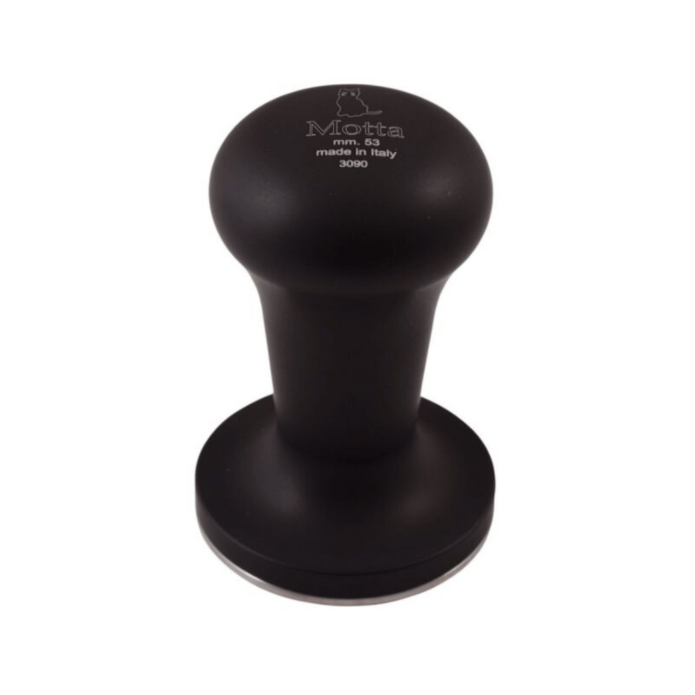 MOTTA COFFEE TAMPER FLASH WITH ALUMINIUM HANDLE 53MM - BLACK - The Coffee Machine Collective