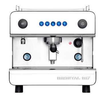 Iberital IB7 1-GRP 2400W Espresso Machine IB001- PURE BLACK - The Coffee Machine Collective